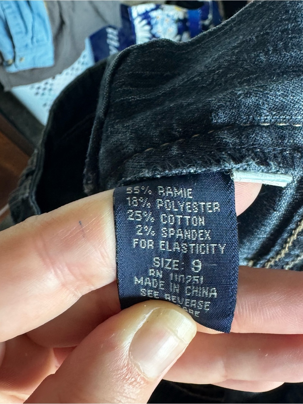 Angels Low Rise Vintage Y2K Double Button Straight Leg Jeans Sz 9 Medium Wash - Picture 6 of 10